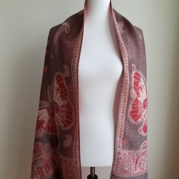 Pashmina and Silk Scarf/Wrap - Picture 3 of 5